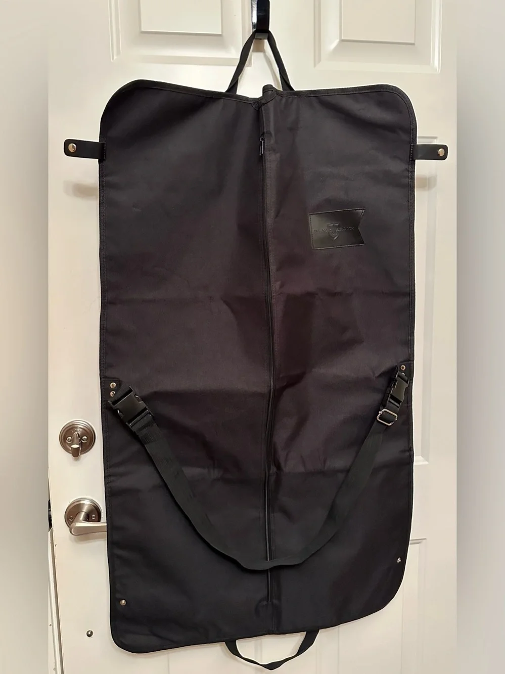 Black Garment Bag with Carry Strap